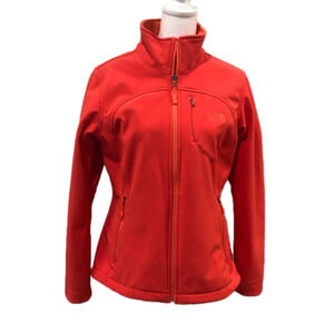 THE North Face women’s Apex Bionic Soft Shell jacket. Bright coral color. Size M